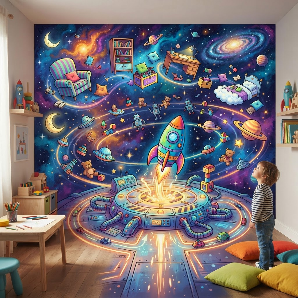The anti-gravity playroom