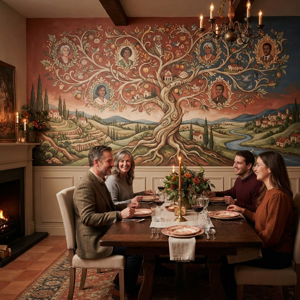 The dinner party wall
