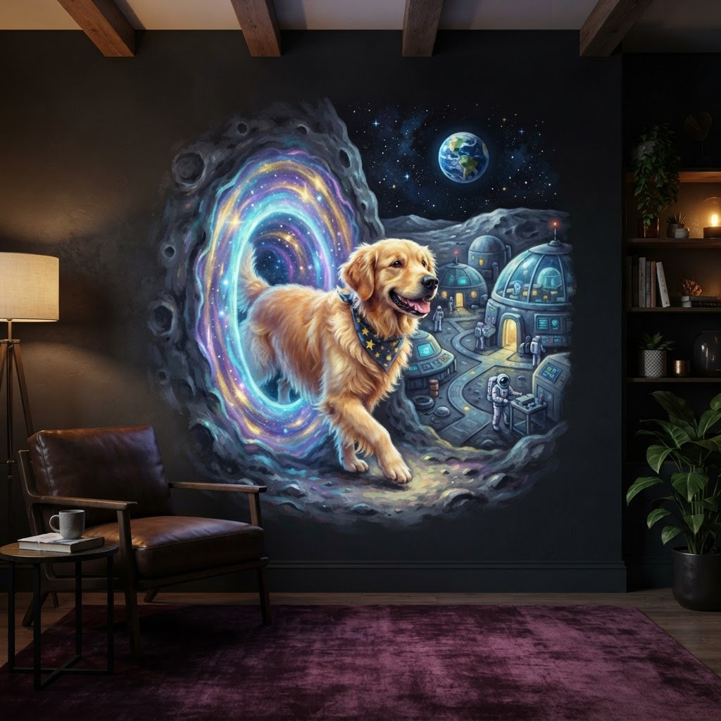 A portal for the dog