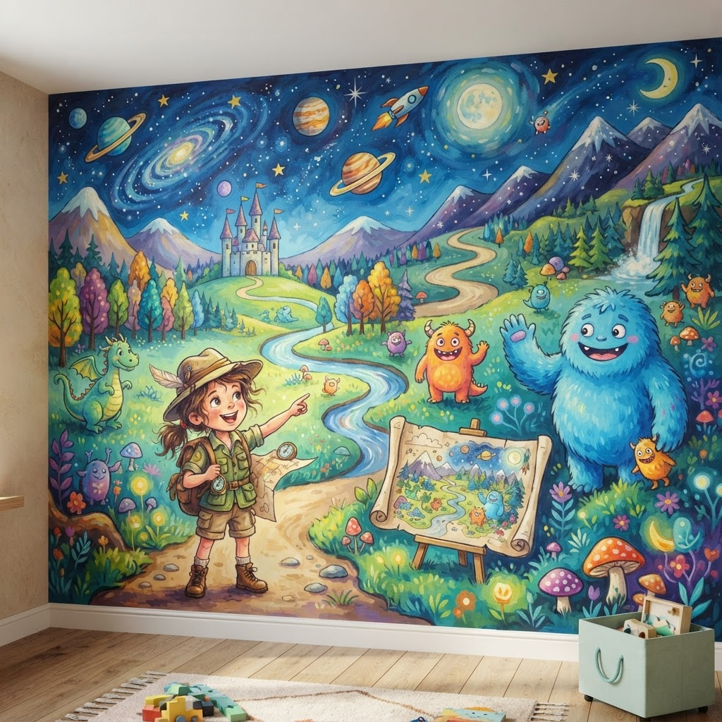 Tiny human, giant world