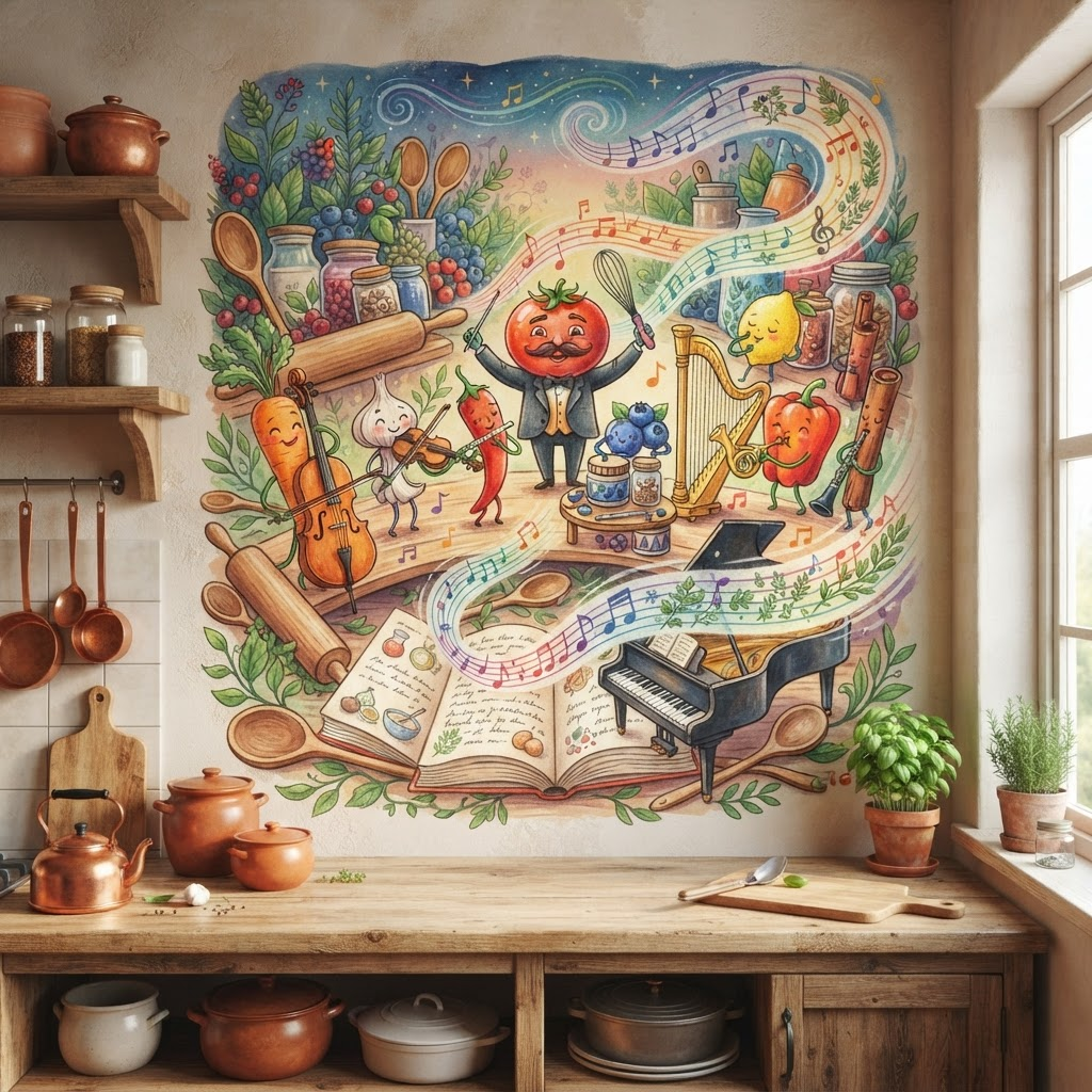 Kitchen ingredient orchestra